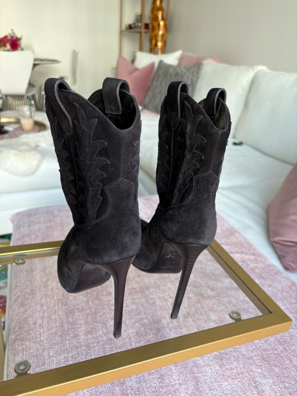 Saint Laurent Paris Western Booties - Picture 4 of 10